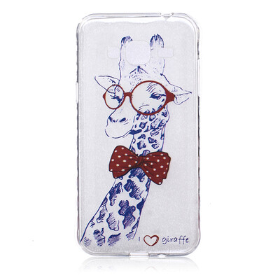 

Giraffe Pattern Soft Thin TPU Rubber Silicone Gel Case Cover for SAMSUNG GALAXY J3