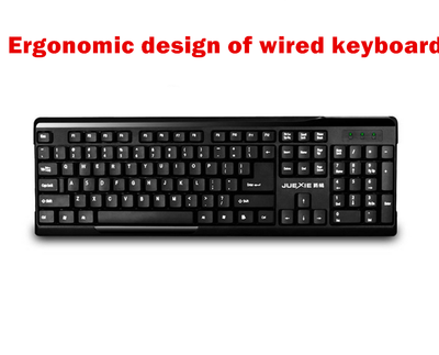 

USB Проводная мини-клавиатура Черная клавиатура Клавиши для ноутбуков Desktop Gaming Основные типы
