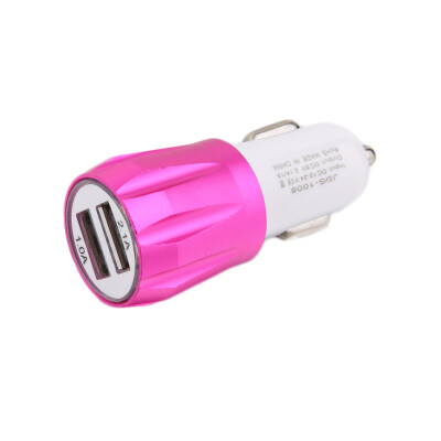 

1.0/2.1A Dual-USB Port Quick Car Charger Adapter for Cellphones Universal