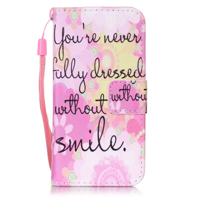 

Pink Smile Design PU�Leather�Flip�Cover Wallet�Card�Holder�Case�for IPHONE 6