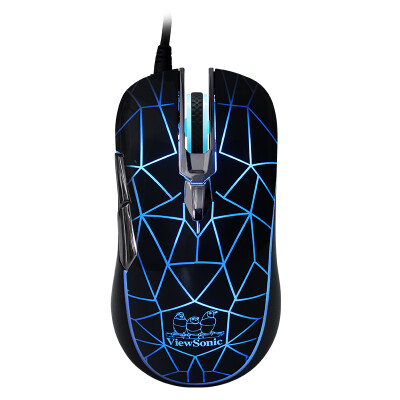 

ViewSonic MU681 USB interface wired optical six key color backlight professional gaming mouse