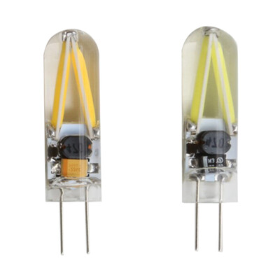 

1шт G4 1.5W светодиодный мини-прожектор лампа 12V AC / DC LED COB Волокно лампа