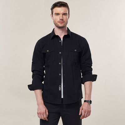 

Fashion Casual Men Dress Shirt Plus Size Long Sleeve Shirts Summer Mens Clothing