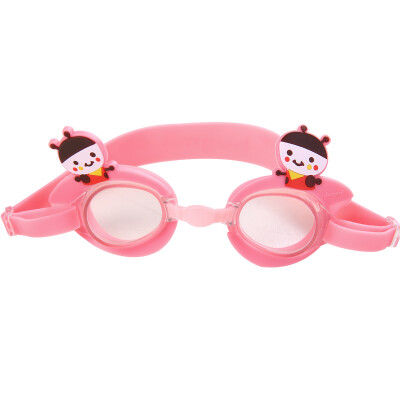 

Hugmii children swimming goggles boys girl waterproof anti-fog diving goggles clear swimming glasses pink bees