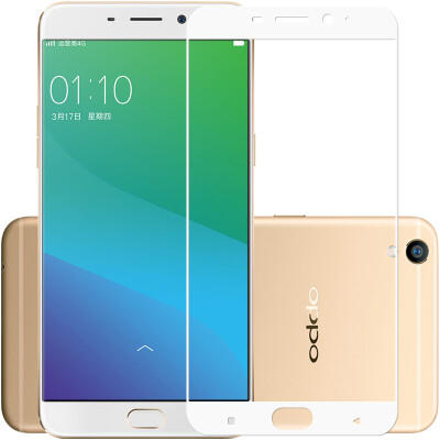 

US Yat OPPO R9Splus tempered film full coverage mobile phone protective film for OPPO R9Splus white
