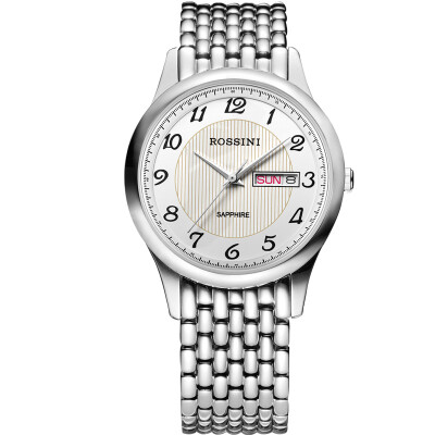 

Rossini ROSSINI watch Ya Zun business series stainless steel quartz couple table female table R5356W01C