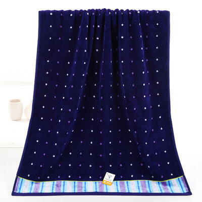 

Золотые сатиновые полотенца S3057 Blue Bath Towel Single Set 130 * 65 см 315 г /