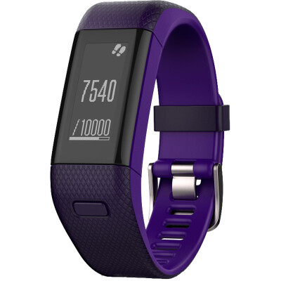 

(GARMIN) vivosmart HR + Фиолетовый GPS Smart Bracelet Heart Rate Мониторинг в реальном времени Автоматический контроль сна Контроль активности Call Alert Sports Bluetooth Watch