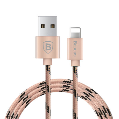 

(Baseus) Зарядное устройство для мобильного телефона Apple 1 метр для Apple iPhone6S / 6/7 Plus / 5S / 5 / SE ipad4 Air Pro Mini rose gold