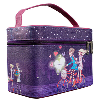 

Jingdong Supermarket Jing Hui Si Chong JH0153 large capacity cosmetic bag wash bag cosmetic case hand washing box storage package outdoor travel storage box classic suit