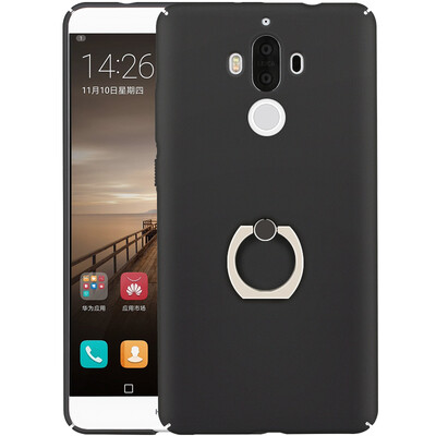 

Freeson Huawei Mate9 mobile phone case protective sleeve ring buckle bracket mobile phone sets pure color series gold