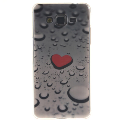 

Heart-shaped water drop Pattern Soft Thin TPU Rubber Silicone Gel Case Cover for SAMSUNG GALAXY Grand Prime G530