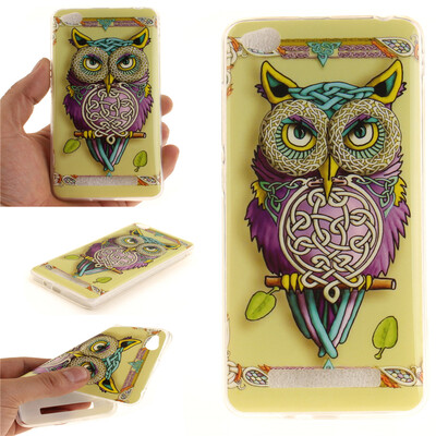 

Сова Pattern Мягкий тонкий ТПУ Резиновая крышка силиконовый гель чехол для XIAOMi RedMi 4A