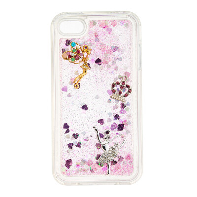 

Dynamic Quicksand Glitter Liquid Soft TPU Case Cover For IPHONE 5S