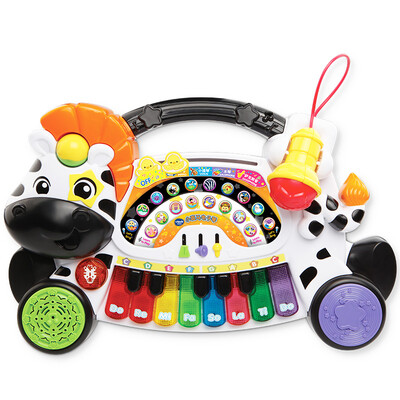 

VTech Vtech Small Zebra Keyboard Children&39s Keyboard Toy with Microphone Musical Instrument Toys