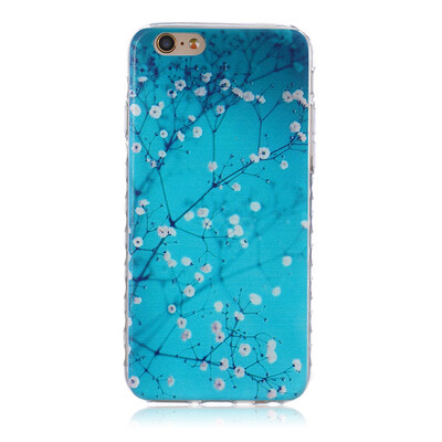 

Цветения сливы картины мягкий тонкий TPU резиновая крышка силиконовый гель чехол для IPHONE 6 Plus/6S Plus