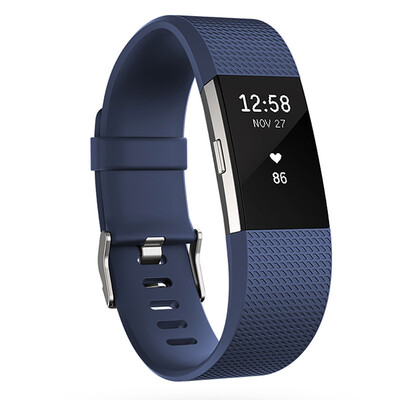 

Fitbit Charge 2 Smart Fashion Heart Rate Ручное кольцо Частота сердечных сокращений Мониторинг в режиме реального времени Автоматическая запись в режиме сна Запись вызова VO2Max Measure Blue L