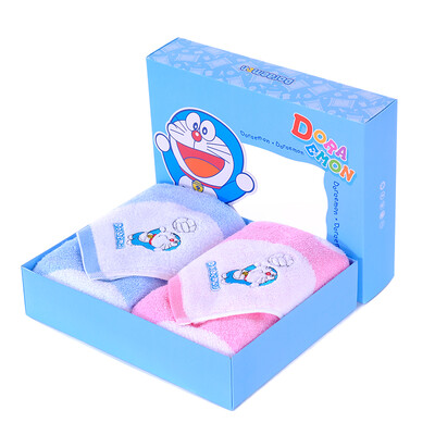 

【Jingdong Supermarket】 Yongliang towel home spinning duo A dream cartoon twist cotton towel 2 pack box loaded soccer kid pink / light blue 92g / article 34x74cm