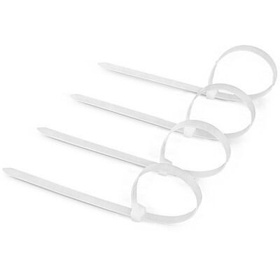 

Ning-shengwei NL-6005B Self-locking nylon cable tie 8 300 white 50 pieces of fixed plastic buckle bundle tie line