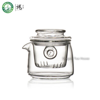 

FH-799G Lead-free Borosilicate Clear Glass Mini Gongfu Teapot With Infuser 160ml