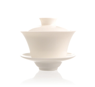 

чжэнь чан не белые керамические gaiwan 100ml 3.4 FL оз
