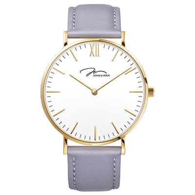 

JONAS & VERUS) watch Jane still quartz female watch white belt X01647-Q3.GGWLH