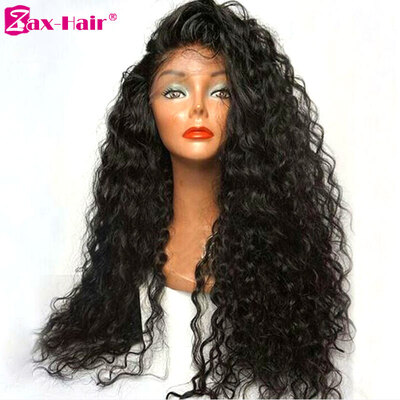 

Glueless Lace Front Wig Deep Curly Virgin Human Hair Wigs For Black Women 150 Density Lace Wig Natural Hairline Zax Hair