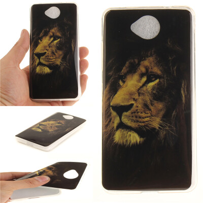 

Lions Pattern Soft Thin TPU Rubber Silicone Gel Case Cover for Nokia Lumia650