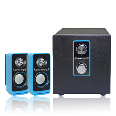 

Love to put IF-2110 audio 2.1 combination speaker USB interface 5V powered desktop notebook computer audio