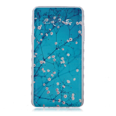 

Plum blossom Pattern Soft Thin TPU Rubber Silicone Gel Case Cover for SAMSUNG GALAXY On5 G550