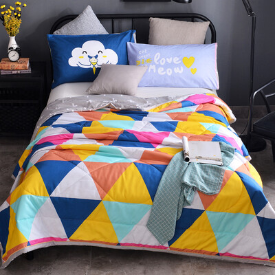 

Цзючжоу олень лето был домашний текстиль можно мыть машинной мойки летом прохладно кондиционирования воздуха была корейской версии летом тонкой одеяло геометрической жизни 150 * 200 см