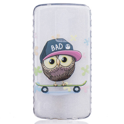 

Owl Pattern Soft Thin TPU Rubber Silicone Gel Case Cover for LG K7/K8