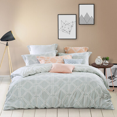 

Mercury Home Textiles (MERCURY) Постельные принадлежности Хлопчатобумажные хлопчатобумажные ткани Twill Print Quilt Bed Sheets Inclusive (легкий кофе) Double 1,5m Bed