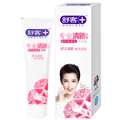 

Shu пассажирской профессиональная свежая зубная паста 120г (свежая роза) (старая и новая упаковка случайной поставка)