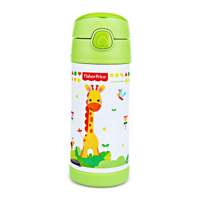 

Fisher-Price insulation Cup 320ML stainless steel children's straw cups FP-8013C