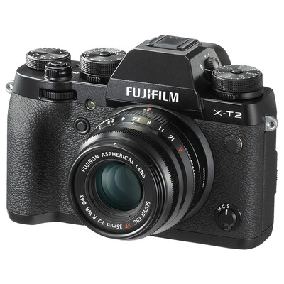 

Fuji (FUJIFILM) X-T2 (XF35 F2.0) черная микроэлектрическая машина 24,3 миллиона пикселей для низкопроходного 4K магниевого сплава с противоскользящим пылью двойной высокоскоростной слот для карт