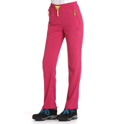 

TFO quick-drying pants ice-like slippery wire light breathable soft outdoor quick-drying exercise storage casual pants 723523 female light blue L