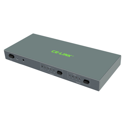 

CE-LINK 2208 HDMI4X2 four in two out of the matrix 4 into the 2 out with audio switch splitter digital high-definition video video frequency splitter 1.4 version support 1080P 3D