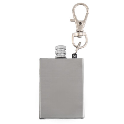 

Survival Camping Emergency Fire Starter Flint Match Lighter Key Chain Square