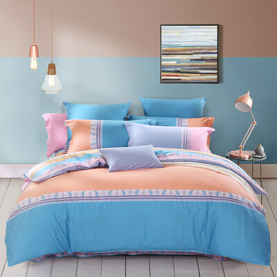 

Mercury Home Textiles MERCURY Bedding Four-piece Cotton Cotton Twill Print Quilt Bedding Knox Double 15m Bed
