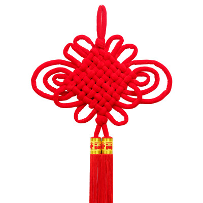 

[Супермаркет] Jingdong Weilong 10 Новый год Весенний фестиваль Китайский узел Новый год праздничный украшение фланелевой китайский узел