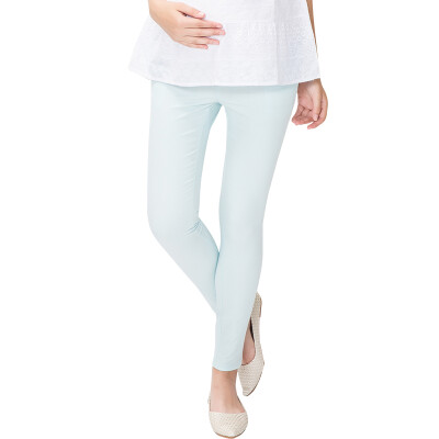 

Aibo Pregnant Women Pregnant Leggings Pregnant Women Pants Trousers Pencil Pants Maternity M403 Blue