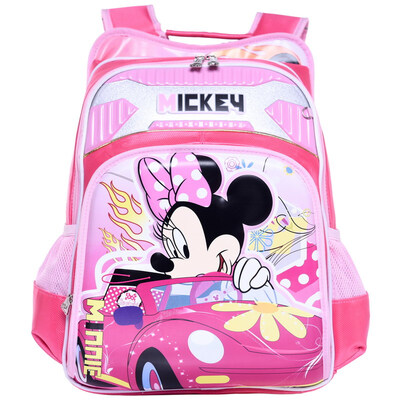 

Disney Disney Mickey children bag female models cute cartoon fashion backpack primary school students bag bag M606236 rose
