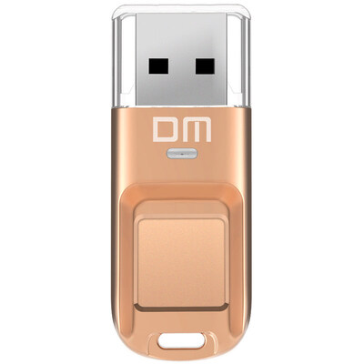 

DM PD065 64G Отпечаток пальца зашифрованной защиты данных U-диск (золото дымовой трубы)