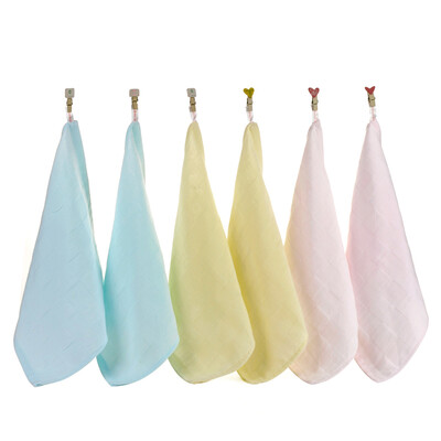 

Bamboo Kam Towel Home Textiles Cotton Twistless Infant Kids Gauze Fast Trim Scarf Towel Dip Towel 6 Paste Powder * 2 / Blue * 2