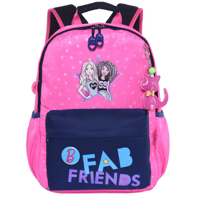 

Barbie Children&39s Bag Fashion Lightweight Casual Bag Shoulder Bag Second Grade Primary School Student Bag BL0272A Pink