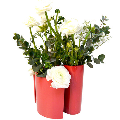 

Ou Suo (oasso) creative simple water drops vase decorative ornaments home storage box set to send friends a good gift P-0905 rose