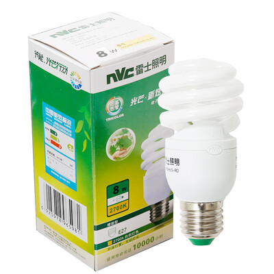 

NVC lighting NVC energy-saving lamps E27 large mouth spiral 8W2700K incandescent light yellow