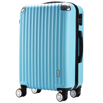 

surelaptop Тележка Case Caster Большая емкость багажного отделения Box Box Box Box Texture ABS Scrub Rod 20 "3306-20 Sky Blue