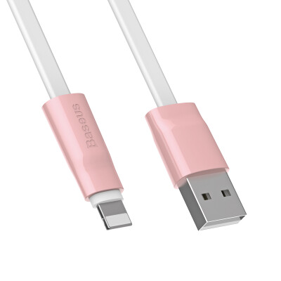 

Baseus) Apple data charging line fast charge for Apple iPhone6S / 6/7 Plus / 5S / 5 / SE ipad 1M peach powder